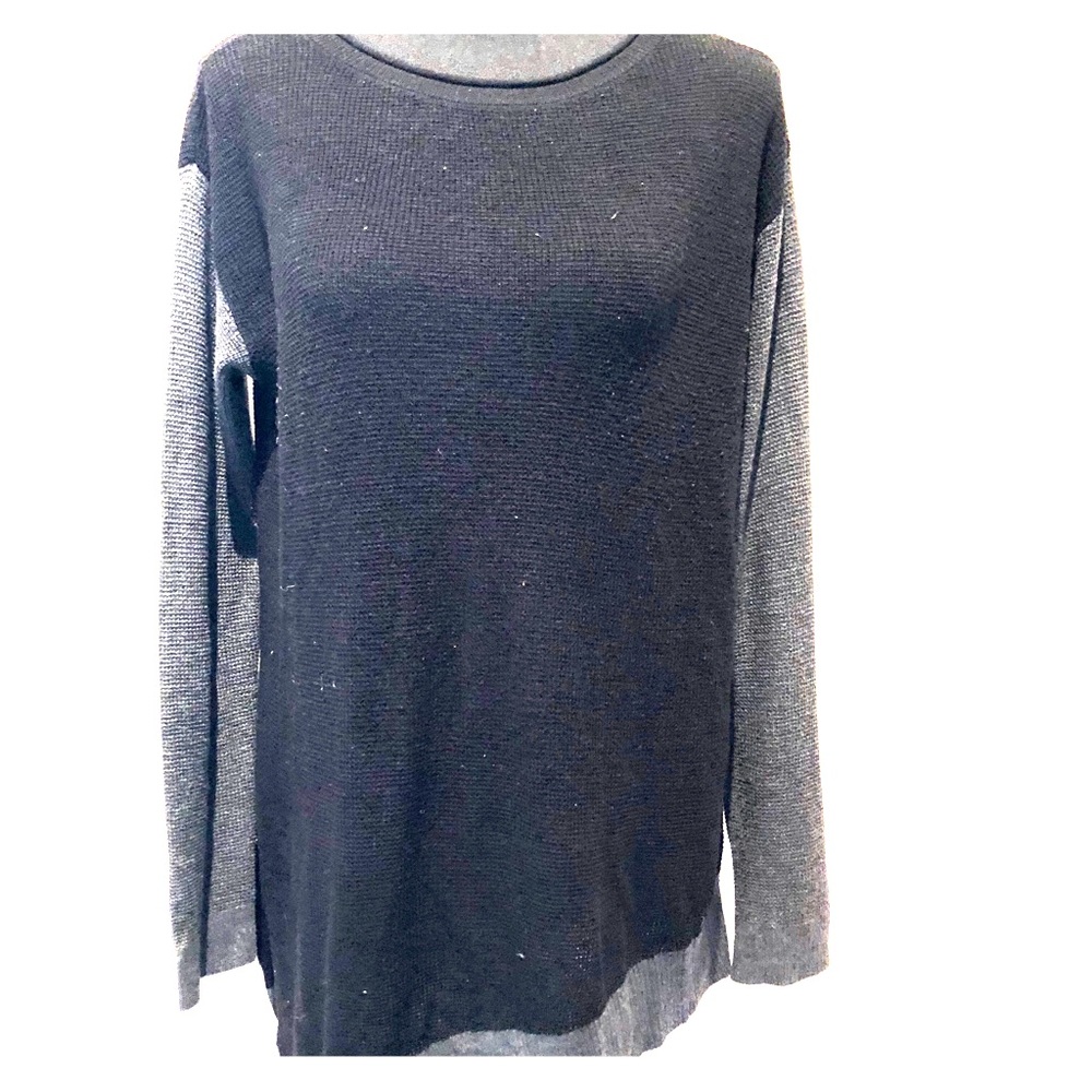 Vince Camuto Colorblock Asymmetrical Hem Sweater